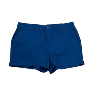 Magellan Outdoors Size 16 Women’s Happy Camper Shorts Navy Blue NWT